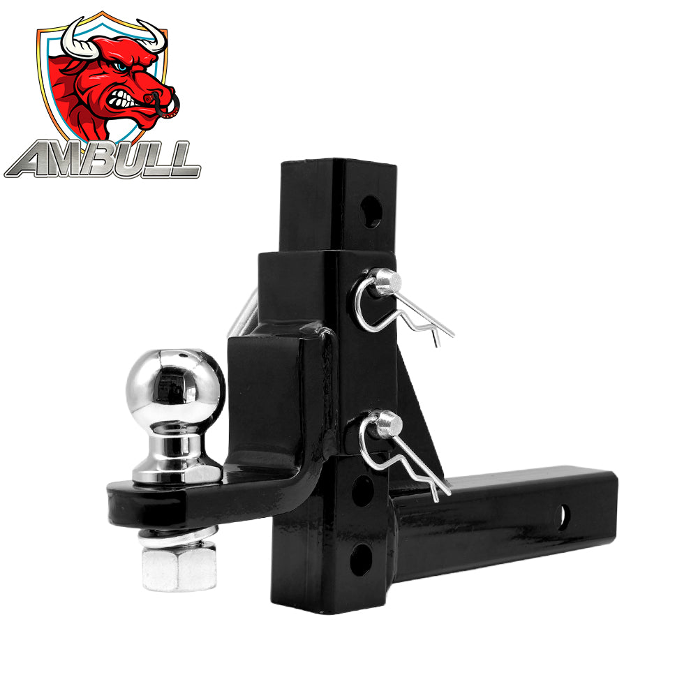 Adjustable Hitch Ball Mount