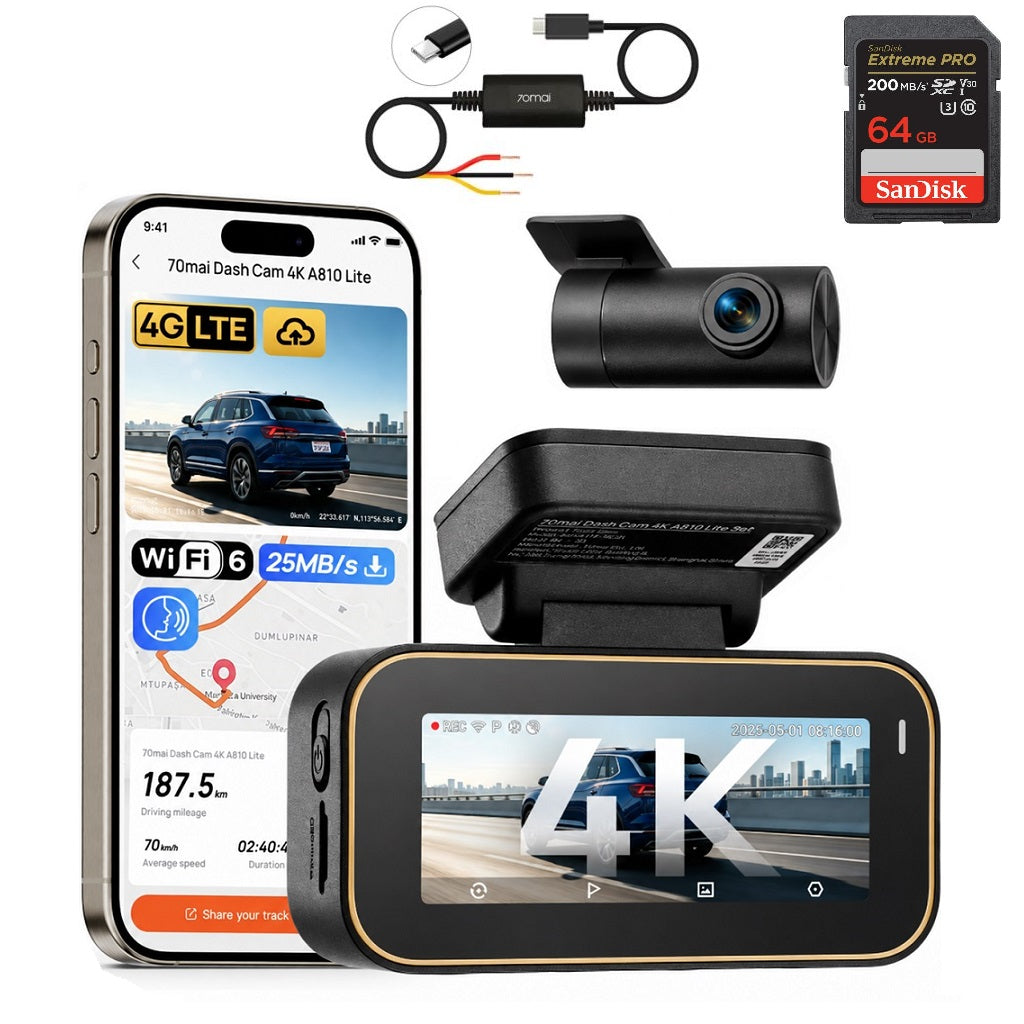 70MAI Dash Cam 4K A810 Lite