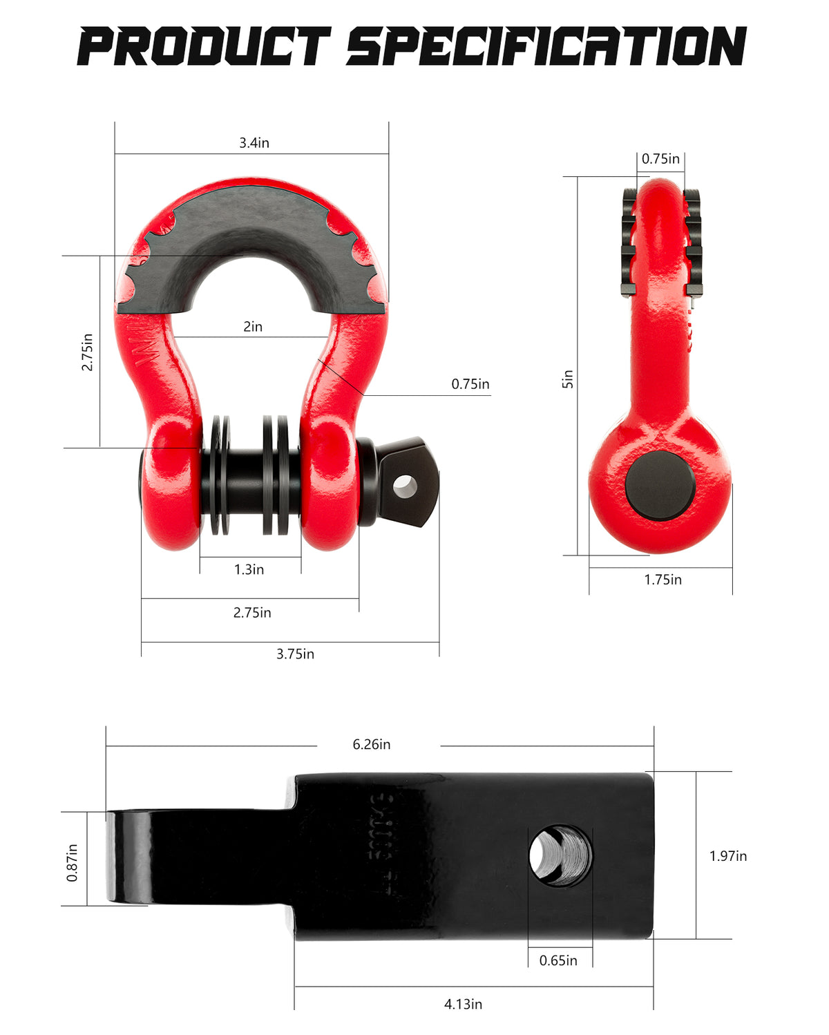Shackle Hitch Receiver