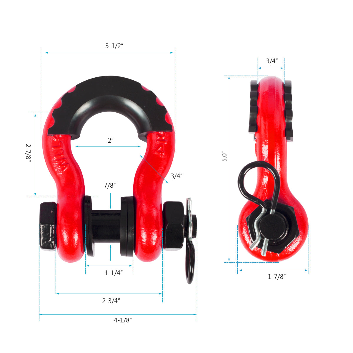 Tow Shackle (R Pin)