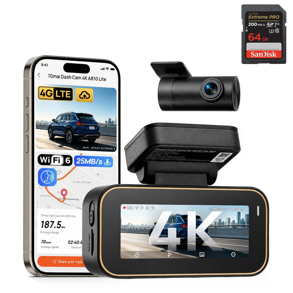70MAI Dash Cam 4K A810 Lite