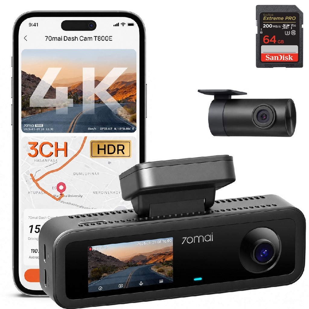 70MAI Dash Cam 4K T800E