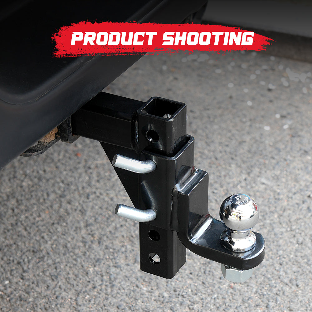 Adjustable Hitch Ball Mount