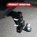 Adjustable Hitch Ball Mount