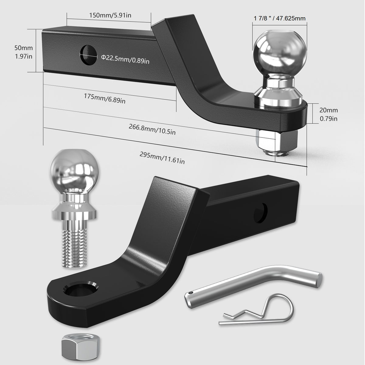 Hitch Ball Mount