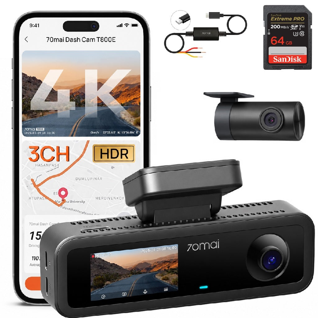 70MAI Dash Cam 4K T800E